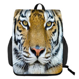 3D Animal Student Schoolbag Creative Backpack Polyester Large Capacity