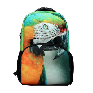 3D Cartoon Backpack Student Bag Large Capacity Outdoor Leisure Bag