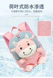 3D Cattle Plush Toy Kids Backpack, School Bag for Age 4-8