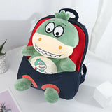 3D Dinosaur Tortoise Plush Toy Children Backpacks, Kindergarten School Bags