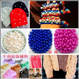 3mm-20mm Acrylic Sewing Pearl Spacer Beads Jewelry Making