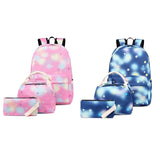 3pcs School Backpacks for Teen Girls with Lunch Bag Pencil