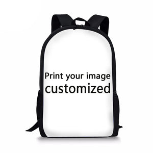 Avocado Print School Backpack for Teenage Girls