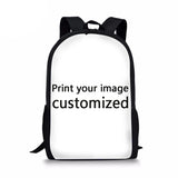 Avocado Print School Backpack for Teenage Girls