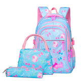 3pcs/Set Girls School Bags Teenagers Printing Rucksack Backpacks Mochila
