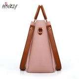 3pcs Set Composite Bag High Pu Leather Totes Bag Femal Handbag Crossbody Bags