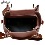 3pcs Set Composite Bag High Pu Leather Totes Bag Femal Handbag Crossbody Bags