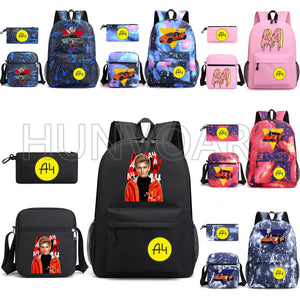 3pcs/Set Travel Backpacks Printing Shoulder Bag School bags for Teenage Boys