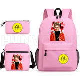 3pcs/Set Travel Backpacks Printing Shoulder Bag School bags for Teenage Boys