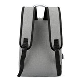 Canvas Men's Backpacks USB Laptop Business Shoulder Messenger Bag Rucksack