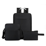 Canvas Men's Backpacks USB Laptop Business Shoulder Messenger Bag Rucksack