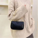 3pcs Women Handbag PU Leather Shoulder Bags Mini Female Clutch