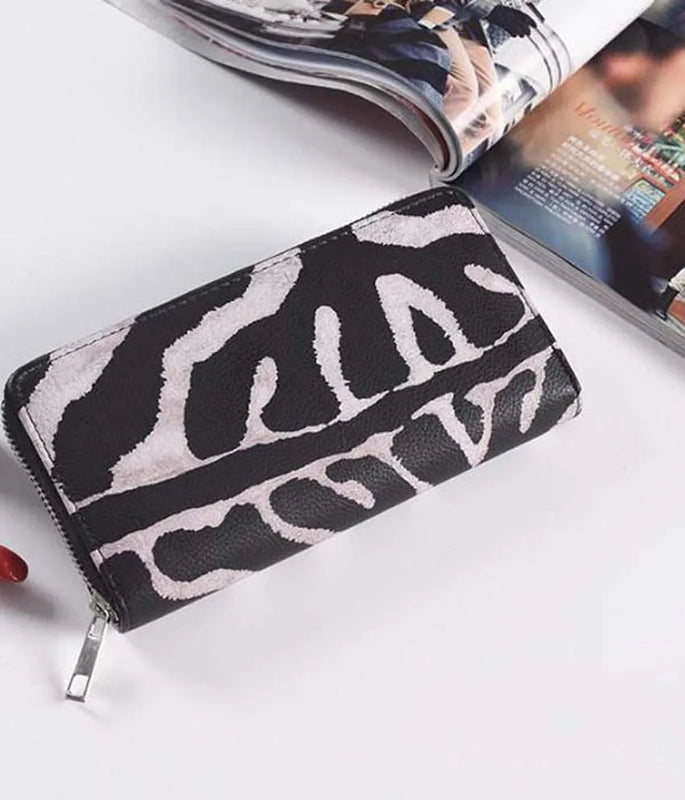 3pcs Women PU Leopard Printing Long Wallets