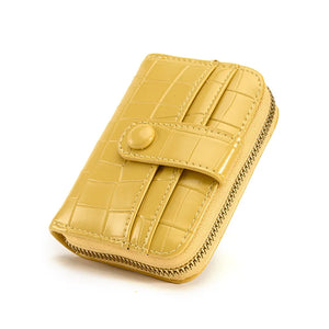 3pcs Women PU Crocodile Short Wallet