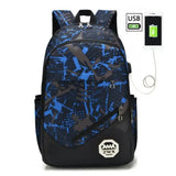 3pc Boys School Bags Set Waterproof Backpack Bookbag Pen Pencil Bag