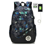 3pc Boys School Bags Set Waterproof Backpack Bookbag Pen Pencil Bag