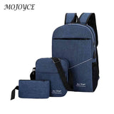 3pcs Travel Backpacks Messenger Bags School Bags