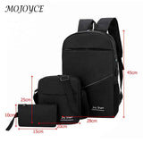3pcs Travel Backpacks Messenger Bags School Bags