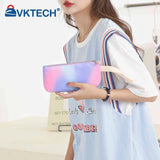 Girls Backpack Lunch Bag Set Rainbow Print Student School Bag