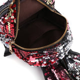 Glitter Backpack Kids Girls Boys Rabbit Ears Sequin Backpacks Knapsack