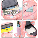 3pcs/set Male Backpacks School Bags for Women Boys Student Travel Bag