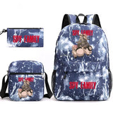 3pcs SPY FAMILY Anime Backpack Set for Kids Girls School Bag Travel Shoulder Bag