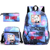 3pcs SPY FAMILY Anime Backpack Set for Kids Girls School Bag Travel Shoulder Bag