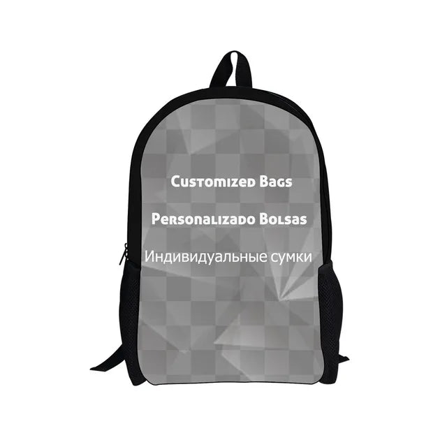 Kids Primary School Bags Boxer Dog 3D Printing Backpack Girls Puppy Schoolbag