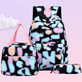 Casual Nylon Large Capacity Women Backpack Set