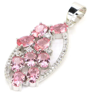 925 Silver Pendant with Topaz Citrine Peridot Tanzanite Tour