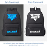 Fluorescent Luminous Kids Bagpack Boys Girls Schoolbag