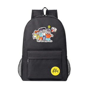 Children's School Backpack A4 Print Boy Girl Men Women Travel Bagpack