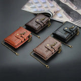Durable Faux Leather Male Wallet Work 4 Colors