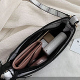 Plaid Shoulder Bags Women PU Leather Handbags Crossbody Sweet Ladies All-match