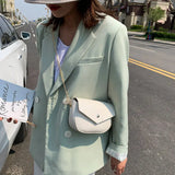 4 Colors Shoulder Bags Women Cross Body Chain-bag PU Leather Texture