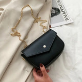 4 Colors Shoulder Bags Women Cross Body Chain-bag PU Leather Texture