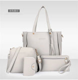 4 Pcs/Set Top-Handle Bags Female Composite Bags Messenger Bags Handb