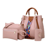 4 Pcs/set Women Handbag Messenger Bags for Ladies Shoulder Bag Lady
