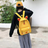 4 Piece Schoolbags For Teenage Girls Print Women Backpack