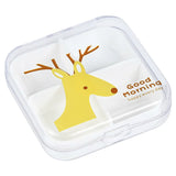 4 Slots Cartoon Mini Pill Box Travel Storage Container Cases