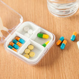 Transparent Mini Storage Pill Box Portable Container Cases