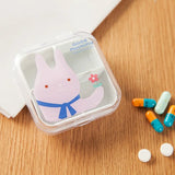 Transparent Mini Storage Pill Box Portable Container Cases