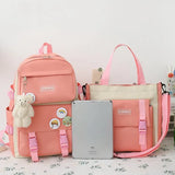 Canvas SchoolBags For Teenage Girls Women's Backpack