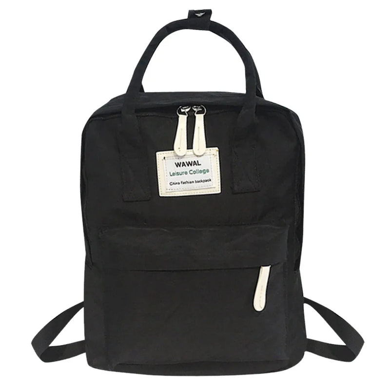 Corduroy Backpack Women Casual Style Solid Back Pack Teen Girls School Backpack