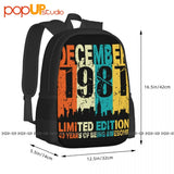 April 1981 40Th Birthday Large Gymnast Bag