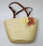 Big Straw Bag Summer Beach Woven Material Women Bag A1109