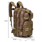 40L Waterproof Military Backpack 1000D Nylon Rucksack