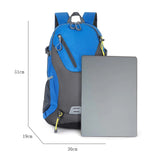 40L Large Capacity Waterproof Laptop Backpack Hiking Travel Bag