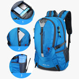 40L Waterproof Hiking Backpack Men Large Outdoor Sport Bag