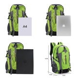40L Waterproof Outdoor Backpack Nylon Sports Travel Hiking Rucksack